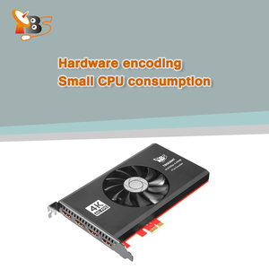 TBS6304-T 4K 60fps HDMI编码器调制器HDMI至IP PCIe编码器调制器4输入，H.264/H.265，3840x2160p视频流