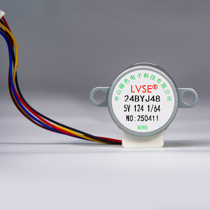 In magazzino Mini ingranaggio motore passo-passo 5V/9v/12v 24mm DC 5V 4 fasi a 5 fili a magneti permanenti - Product Image 3