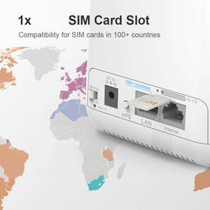 Router WiFi AC1200Mbps 4G LTE con AC WiFi 5 Stand 4G CPE Router Mesh WiFi Router velocità 1000Mbps - Product Image 4