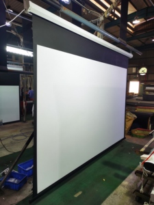 100'' High Quality Electric <strong>Projector</strong> <strong>Screen</strong> / Wall &amp; Ceiling Mounted Motorized Projection <strong>Screen</strong> for Home Cinema - Product Image 2