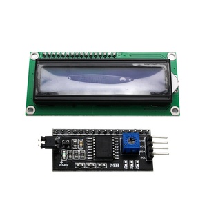 <strong>LCD1602</strong> Blue Green screen IIC / I2C <strong>LCD</strong> screen <strong>module</strong> 1602 IIC <strong>LCD</strong> <strong>display</strong> <strong>module</strong> - Product Image 1