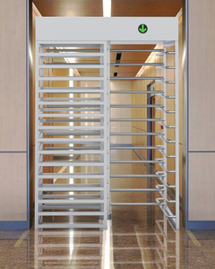 Portone completo del controllo di accesso del tornello di altezza di sicurezza con l'impronta digitale e il codice QR Scanner controllo di accesso del braccio di goccia - Product Image 6