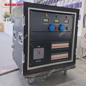 Stage Power Distribution Box with Wheel Stage Dj 3phase <strong>16</strong>/32a Power Plug <strong>Distributor</strong> 12 Way Distro <strong>16</strong>/24/32/48 Channel Cabinet - Product Image 2