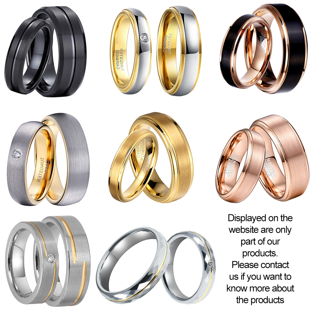 Anillo de pareja negro
