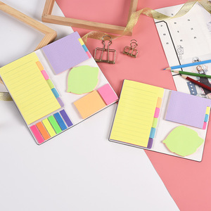 Recyclable <strong>Memo</strong> Pads Sticky Notes Set Multi-colored Divider Self-Stick Notes Pads Bundle Prioritize with Color <strong>Coding</strong> - Product Image 4