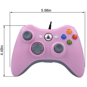 Xbox360コンソール用有線ゲームコントローラーUSB振動ゲームパッドゲーミングコントローラー - Product Image 5
