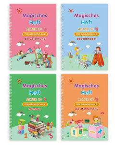 Deutsches Handschrift-Übungs heft Kursiv schrift und druckbare Alphabet-Rück verfolgungs blätter für Kinder/Erwachsene - Product Image 3