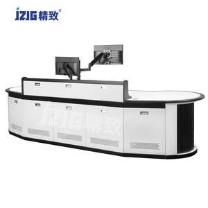 2024 Diseño moderno Comando y control Muebles comerciales Escritorio de madera maciza con acero para sala de control de nuevos productos - Product Image 6
