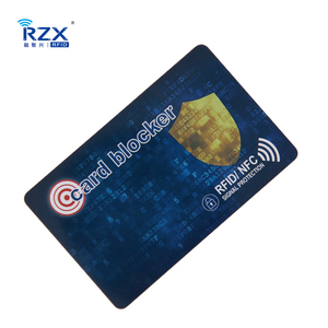 RZX批发安全信用卡保护器防扫描仪设备射频识别阻挡卡 - Product Image 4