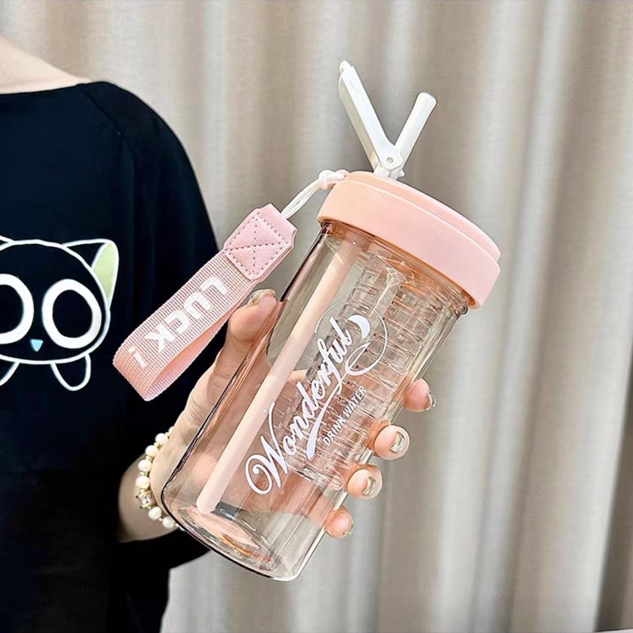 Pink - 550ml (including carrying strap)