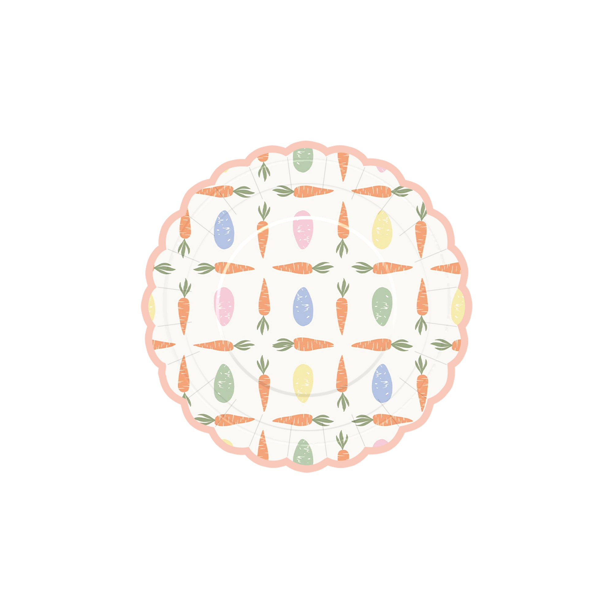 Plato de papel de 7 pulgadas * 8 unidades