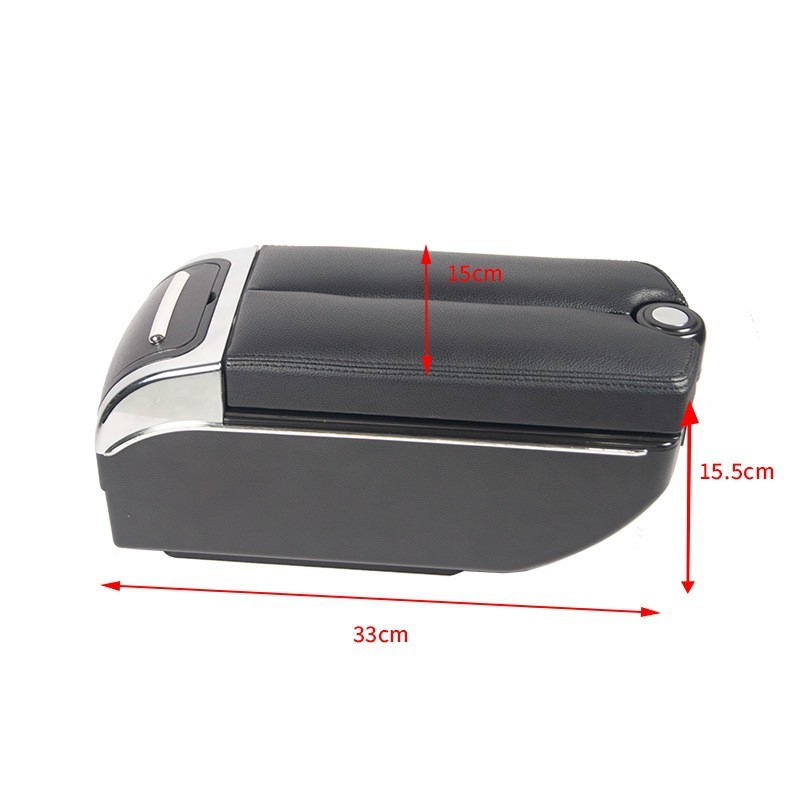 black ac-450 car armrest box-multi-function storage box