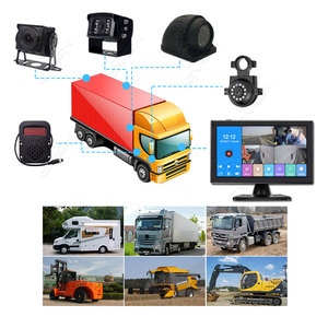 Sistema de detección de advertencia de punto ciego para vehículos comerciales de 10,1 pulgadas, cámara de visión nocturna impermeable, Ayuda de marcha atrás para coche BSD - Product Image 6