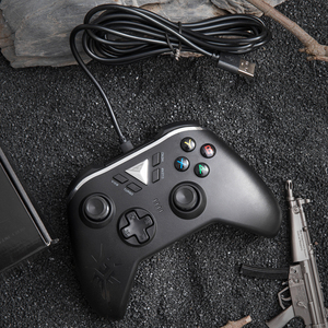 เกมแพดแบบมีสายสำหรับคอนโซล Xbox Series X & Xbox One series x/s พร้อมมอเตอร์สั่นมีตัวควบคุมแบบมีสาย - Product Image 4
