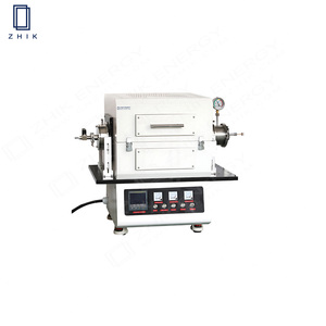 Horno de tubo ZHIK CVD para sinterización de material de batería-Refrigeración por aire de carcasa de doble capa Programación de 50 segmentos - Product Image 1