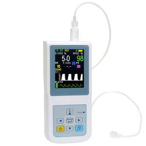 Handheld Portable Capnograph Monitor With Etco2/RR/SPO2/PR Electric Powered EtCO2 Capnograph Monitor for Human or Veterinary Use - Product Image 1