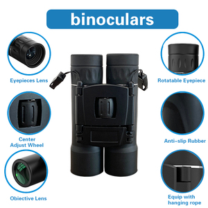 Cổ điển 10x25 thể thao săn bắn kính thiên văn gấp Ống nhòm nhỏ gọn cho cuộc phiêu lưu ngoài trời săn bắn Cắm Trại Kính thiên văn chuyên nghiệp - Product Image 2