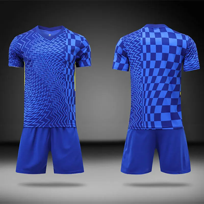 2022 chelsea-home futebol jersey top grau de qualidade jérsei de futebol da equipe desgaste de futebol fato de treino