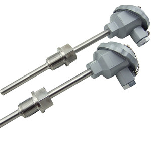 RTD PT100 <strong>Temperature</strong> <strong>Sensor</strong> 4&quot; Probe 1/2&quot; NPT Thread Thermocouple Terminal Head <strong>Temperature</strong> <strong>Sensor</strong> Transmitter - Product Image 2