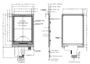 2.4 Inch 240x320 IPS TFT <strong>LCD</strong> <strong>Display</strong> ST7789V SPI Interface 10pin TFT Panel 2.4&quot; TFT Module With Capacitive Touch Screen Panel - Product Image 6
