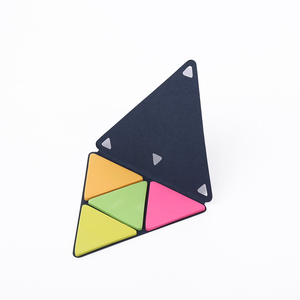工厂批发4色三角形状纸迷你便签办公备忘录 - Product Image 2