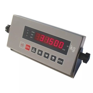 Indicatore di pesatura elettronico in acciaio inossidabile indicatore di visualizzazione della bilancia digitale per bilancia da pavimento a piattaforma LED - Product Image 1