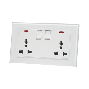 C5İngiltere İngiliz standart PC çerçeve 1/2/3 Gang 13A evrensel elektrik güç çift çıkış duvar prizi USB portu ile - Product Image 5