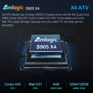 VONTAR X4亚视Amlogic S905X4支持谷歌语音输入4K @ 60fps AV1 1000M局域网双Wifi安卓11电视盒 - Product Image 5