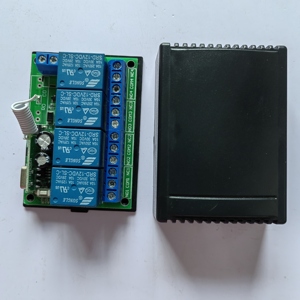 12-24V 4-Kanal-Universal-Fernbedienungskit Rf 433 MHz Sender und Empfänger Enthält 2 Fernbedienung für Tore - Product Image 6