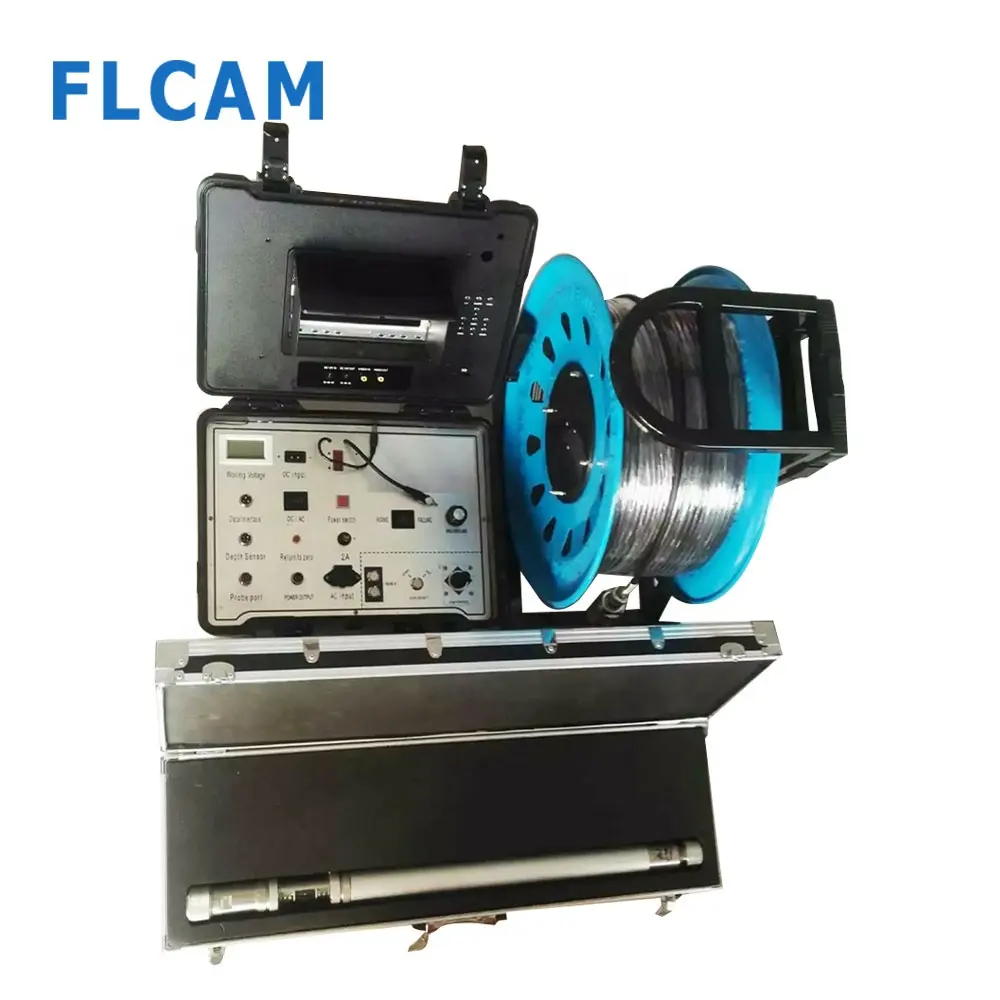 Câmera barata de inspeção para câmera, buraco de água, câmera subaquática com fio longo para parede de borehole com sistema de vídeo sd