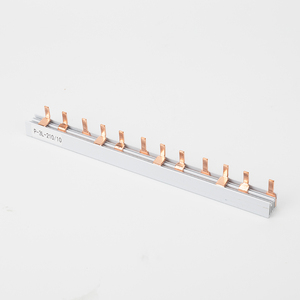 เบรกเกอร์ขนาดเล็ก,บาร์เดินสายบาร์เชื่อมต่อขั้ว MCB เชื่อมต่อทองแดง T-Type U-Type Busbar Terminator การเชื่อมต่อ - Product Image 5