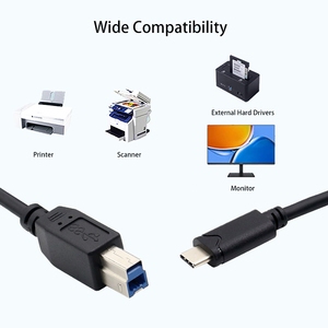 Fabrika özel yükseltilmiş yazıcı kabloları USB 3.0 tip BM USB tip C kablosu - Product Image 4