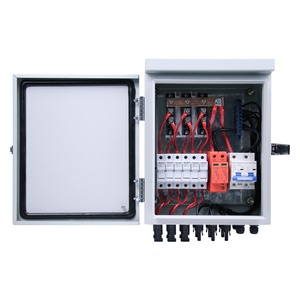 CNLonQcom DC500V 125A 100A 80A 6 cuerdas 6 en 1 salida Solar PV Metal duradero IP66 caja combinadora impermeable para Panel Solar