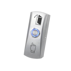 Controllo di accesso biometrico Mini porta di controllo di accesso di rilascio con serratura a LED Push to Exit pulsante NO/COM interruttore di Reset di uscita - Product Image 6