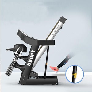 Elektromotor isiertes Klapp laufband für das Heim-Fitness studio | Manuelle Neigung Cardio-Trainings geräte mit Sicherheits schlüssel - Product Image 5