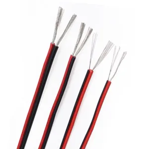 RVB2 * 0.5mm <strong>Two</strong> <strong>Core</strong> Flat Copper <strong>Core</strong> Red and Black Wire Double <strong>Core</strong> Parallel Wire LED Power Cord Red and Black 100 Meters - Product Image 5
