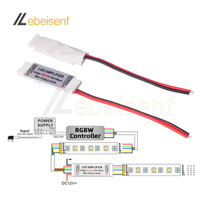 Мини-усилитель мощности RGBW DC5V 12V 24V 6A светодиодный PWM 4-канальный ретранслятор сигнала затемнения для 5050 2835 цветная полоса расширения света - Product Image 4