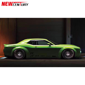Suitable for the Dodge <strong>Challenger</strong> to Modify the Wide Body Kit with Resin Fiber Wide Body Wheel Eyebrows and Tail wings - Product Image 3
