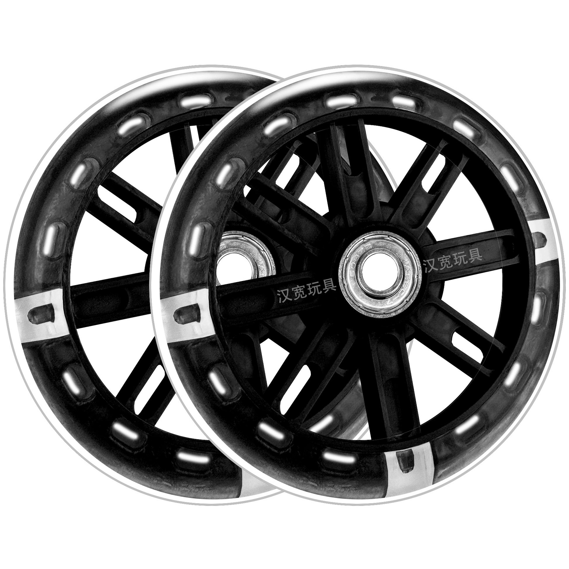 Only the wheel black