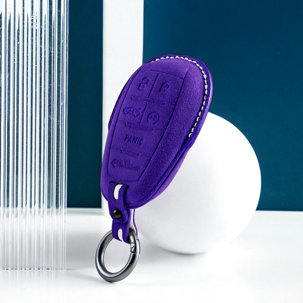 #6601 Cuciture viola+bianche