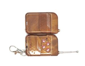 2022 nuovo telecomando wireless 433.92MHZ push cover 4 tasti mogano codice fisso telecomando RF - Product Image 4
