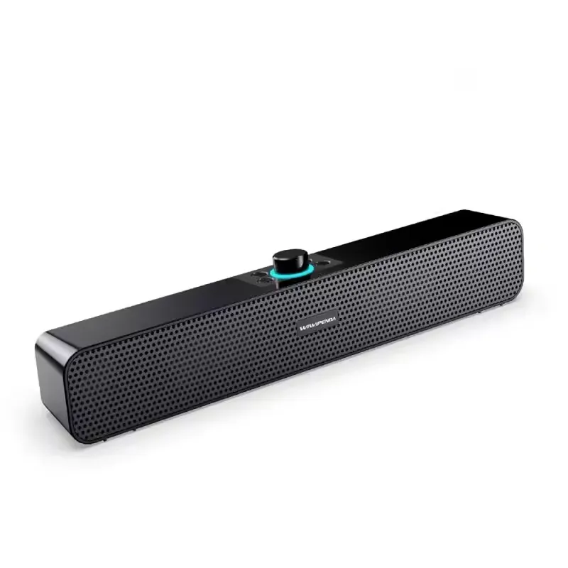 Nouveau haut-parleur multimédia coloré Led Soundbar Subwoofer double klaxon théâtre 3d Surround stéréo Usb haut-parleurs de jeu d'ordinateur