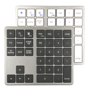 Nuevo teclado digital de 35 teclas inalámbrico BT modo dual teclado numérico silencioso teléfono móvil computadora compatible teclado numérico - Product Image 1