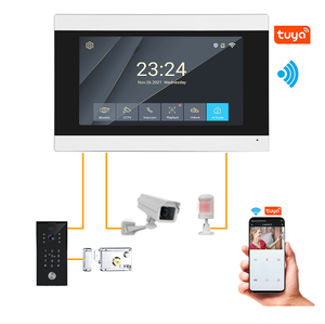 Sistema de intercomunicación de teléfono y puerta con pantalla HD de 7 pulgadas, videoportero inteligente de 2 cables para seguridad de Villa - Product Image 2