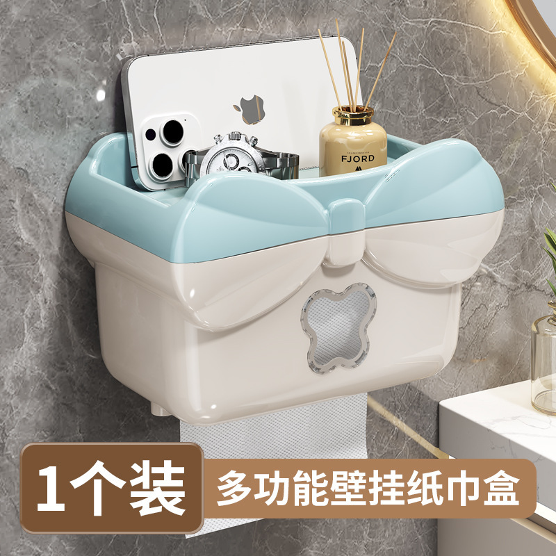 กล่องทิชชู่สีเขียวอ่อน