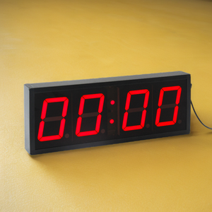 CHEETIE CP18 4-stellige 7-Segment-LED Große Wanduhr 2-stellige LED-Countdown-Timer-Grafik Maßge schneiderte Wanduhr - Product Image 1