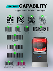 <strong>Scanner</strong> <strong>Reader</strong> AK-9100 2d Desktop Bar <strong>Code</strong> <strong>Scanner</strong> for Supermarket - Product Image 4