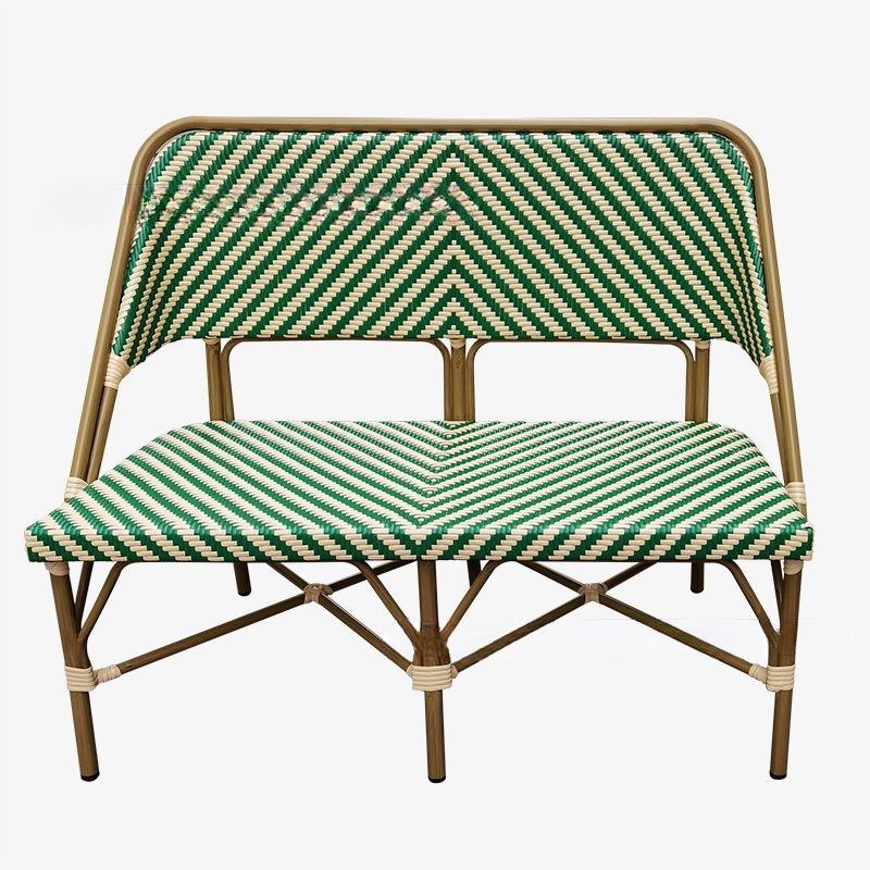 Double rattan sofa 5