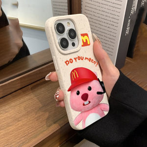 เคสโทรศัพท์ Apple 14Pro, สำหรับ iPhone 13 12Promax 11 7plus ดีไซน์ผิวนอก8Plus-Wheat ลายการ์ตูนที่จับโทรศัพท์วัสดุ TPU - Product Image 3