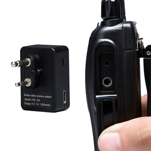 Auriculares inalámbricos con intercomunicador con adaptador Bluetooth azul para Radio Walkie Talkie bidireccional - Product Image 4